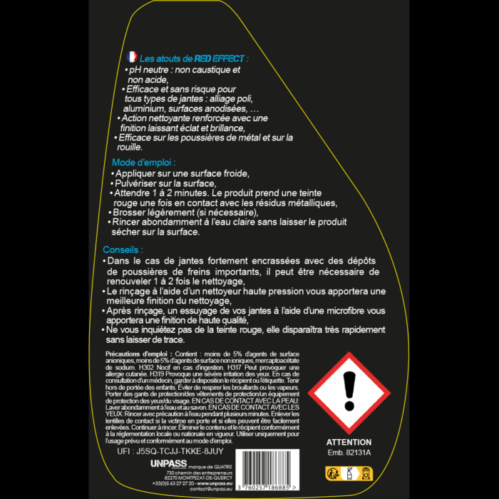 Nettoyant Jantes Sans Acide Spécial Moto 500 Ml - France Moto Plus - Dégraissant Puissant Pour Toutes Jantes